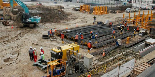 Perkembangan proyek modernisasi Pasar Benhil