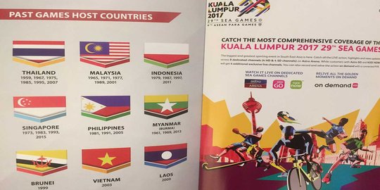 Bendera Indonesia terbalik di buku SEA Games, Menteri Malaysia minta maaf