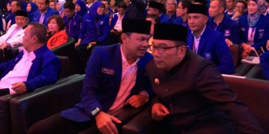 Hadir di Rakernas PAN, Ridwan Kamil kepincut Bima Arya