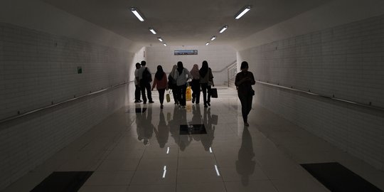 Rupa underpass baru di Stasiun Citayam