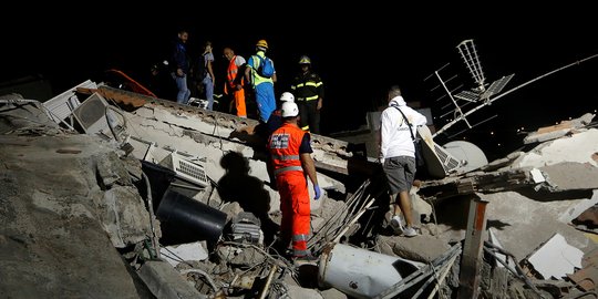 Gempa di kawasan wisata Italia, 2 tewas