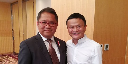 Menkominfo: Jack Ma datang bukan sebagai perusahaan Tiongkok