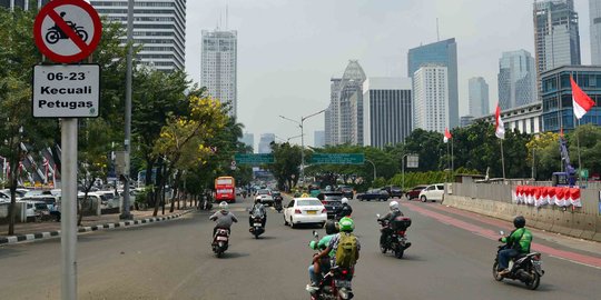 Menhub larang sepeda motor lewat Sudirman karena pembangunan infrastruktur