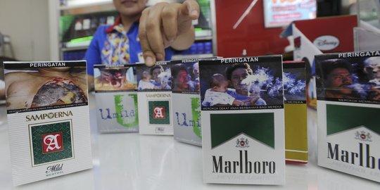 Target cukai rokok naik 5 persen di 2018, begini hitungannya