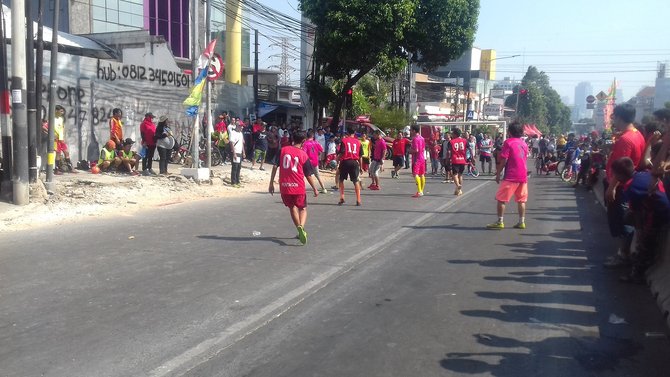 futsal di car free day buncit