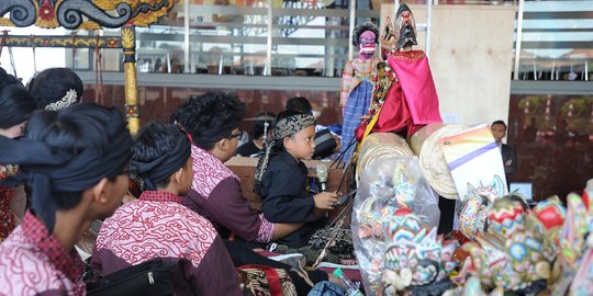 Antusiasme pedalang cilik di Bogor unjuk kebolehan