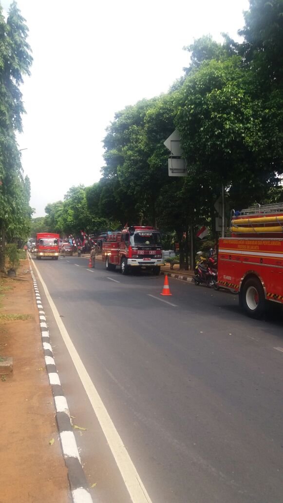 kebakaran di kemendes kalibataa