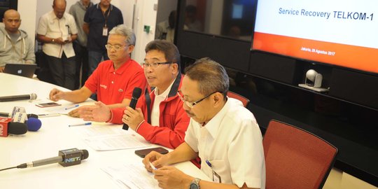 Dirut PT Telkom beri penjelasan terkait gangguan satelit