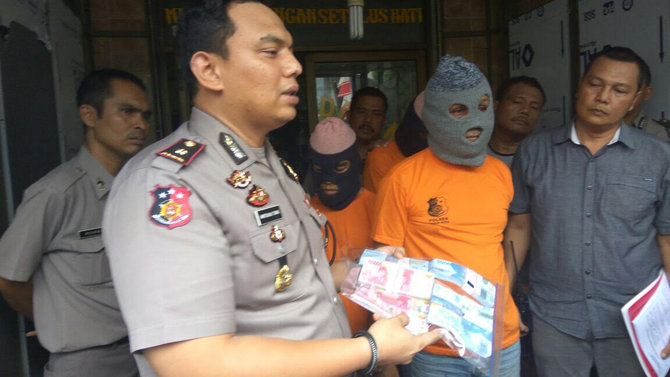 pelaku peredaran uang palsu di medan