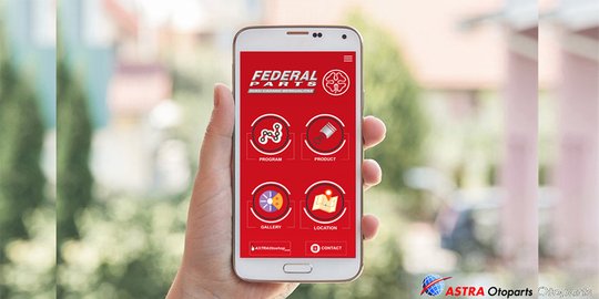 Federal Parts kian update dengan aplikasi mobile
