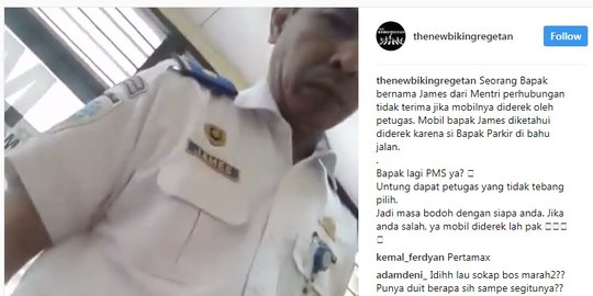  Mobil  pegawai Kemenhub yang  ngamuk kendaraan dinas pelat 