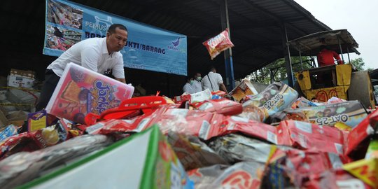 BPOM musnahkan temuan pangan kedaluwarsa senilai Rp 1,1 miliar