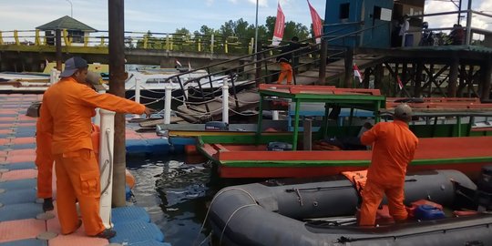 Kapal diduga dihantam ombak, nelayan di Nunukan hilang