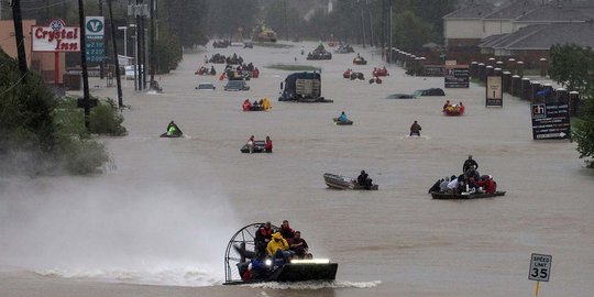 Ketika perahu jadi transportasi andalan warga Texas