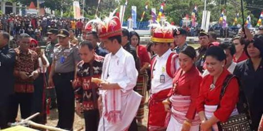 Presiden Jokowi laporkan dua ekor kuda pemberian masyarakat NTT ke KPK