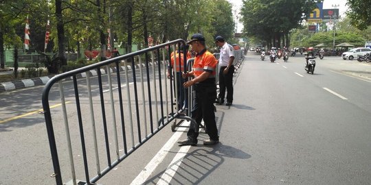 Antisipasi macet Idul Adha, Dishub Solo pasang barikade 
