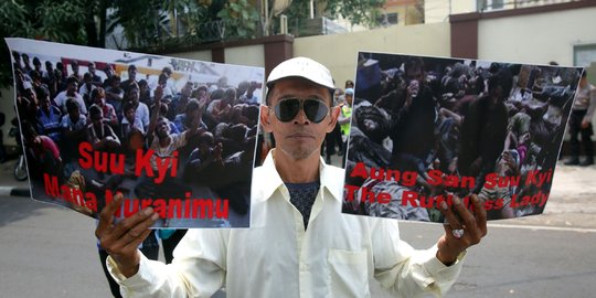 Polsek Menteng larang pendemo tempel poster di wilayah negara Myanmar