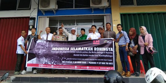 Bela Muslim Rohingya, massa FPI Sumsel bersiap berangkat ke Myanmar