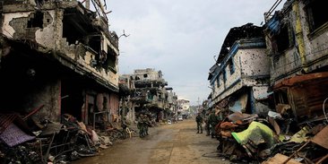 Potret kehancuran Marawi akibat pertempuran militer Filipina vs ISIS