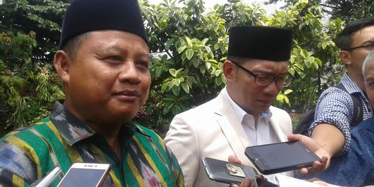 Ridwan Kamil siap berduet dengan Uu Ruzhanul Ulum di Pilgub Jabar