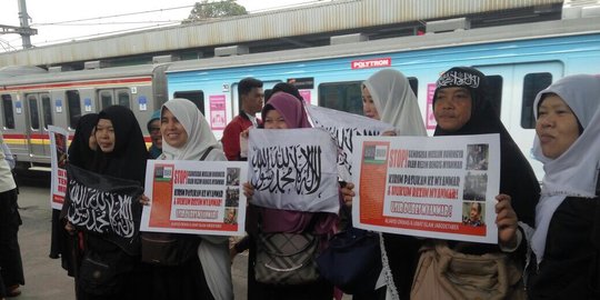 Bela muslim Rohingya, Ormas di Tangsel datangi Kedubes Myanmar