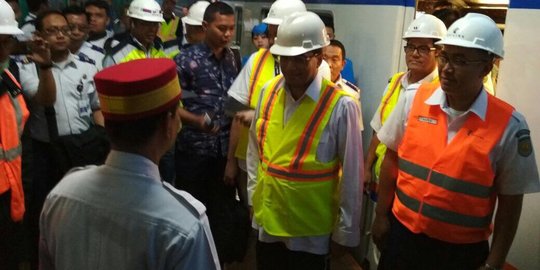 Menhub minta pengerjaan proyek kereta Bandara Soekarno-Hatta dipercepat