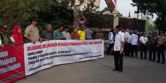 Tanah yang dipakai tambang liar di Pakem, Sleman disewa Rp 500 juta per 2.000 meter