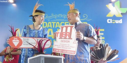 XL pamer data center raih sertifikasi internasional