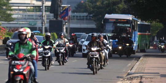 Dishub DKI tunda pembatasan sepeda motor di Jenderal Sudirman