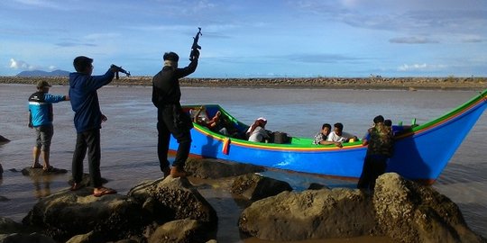 Intip aksi teatrikal militer Myanmar bantai Rohingya di Aceh