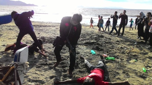 teatrikal rohingya di aceh