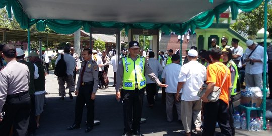 Polisi jaga ketat Masjid An Nuur Magelang, titik kumpul aksi Rohingya