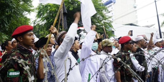 Pendemo di Medan desak Aung San Suu Kyi dan Ashin Wirathu 