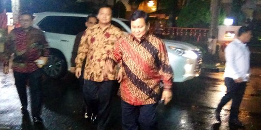Prabowo pimpin rapat pemenangan Pilkada 2018 di Hambalang
