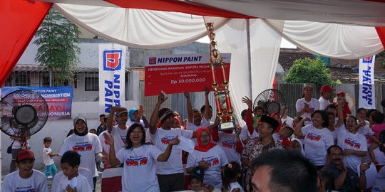 Habiskan Rp 5 miliar, Nippon Paint raih rekor muri cat gapura terbanyak