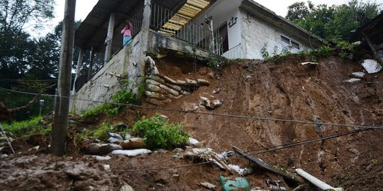 Usai gempa, Badai Katia obrak-abrik Meksiko