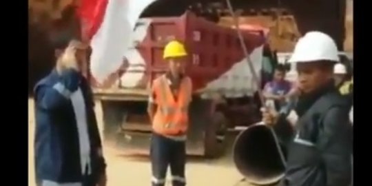 Pekerja asing di Sumedang tepergok buang bendera merah putih