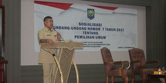 Ditjen Polpum Kemendagri gelar sosialisasi UU Pemilu