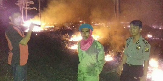Tepergok bakar lahan, petani di Ogan Ilir diringkus polisi