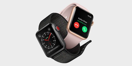 Apple Watch 3 terkoneksi jaringan data