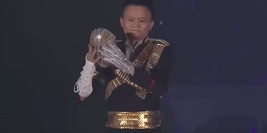 Lincah, kali ini Jack Ma menari ala Michael Jackson
