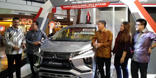 Xpander goda konsumen di Makassar, Medan, dan Balikpapan
