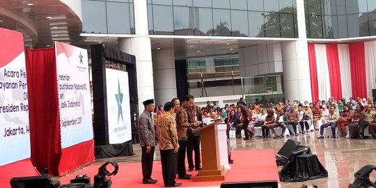 Miliki 27 lantai, Gedung Perpustakaan tertinggi di dunia diresmikan Jokowi