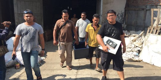 Brankas milik pasutri Benhil ditemukan di bengkel las Semarang