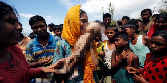 Nasib pilu pengungsi Rohingya kehilangan bayi saat pelarian ke Bangladesh