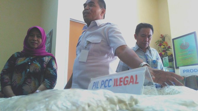 bpom makassar tunjukkan tablet pcc