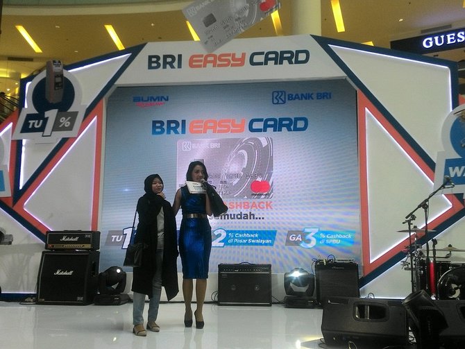 peluncuran bri easy card di gandaria city