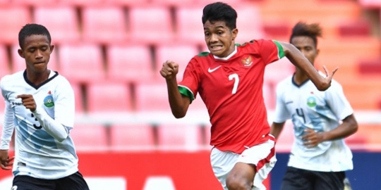 Sutan Zico hattrick, Timnas U-16 bekuk Timor Leste 