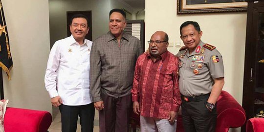 Irjen Paulus akui pertemuan kepala BIN, gubernur Papua & Kapolri bahas Pilkada