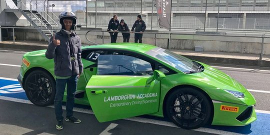 Pertamina ajak pemuda Sumedang ke pabrik Lamborghini dan Sirkuit Nurburgring